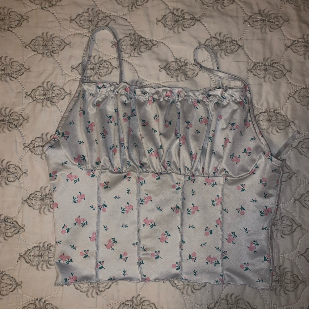 Ditsy Floral Cropped Tank